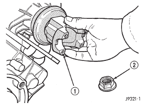 Fig. 75 Output Shaft Yoke Installation