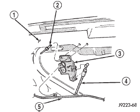 Fig. 6 Hood Release Cable Bellcrank