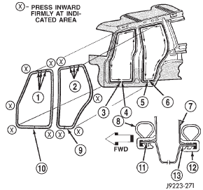 Fig. 56 Door Opening Weatherstrip