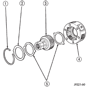 Fig. 56 Input/Low Range Gear Components