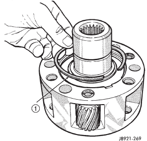 Fig. 65 Install Low Range Gear Snap Ring