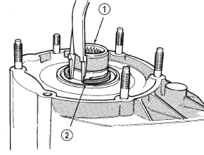 Fig. 66 Input Gear Snap Ring Installation