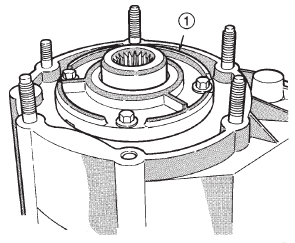 Fig. 67 Installing Front Bearing Retainer