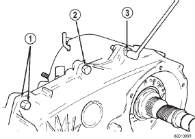 Fig. 18 Rear Case Alignment Bolt Locations