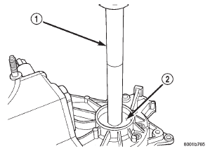 Fig. 43 Front Output Shaft Bearing Insta