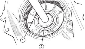 Fig. 49 Input Shaft Bearing Removal