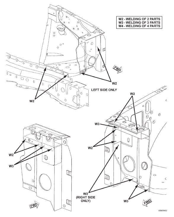 FRONT INNER FENDER AND RADIATOR CLOSURE PANEL