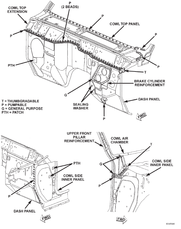 COWL AND DASH PANEL