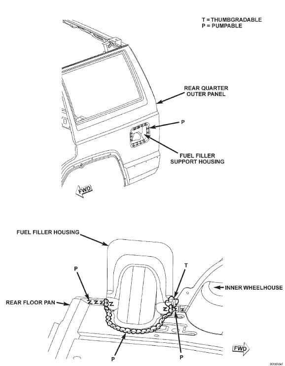 FUEL FILLER HOUSING