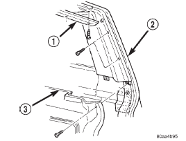 Fig. 70 Liftgate Pillar Trim