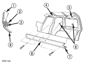 Fig. 85 Upper Trim Molding-4-Door