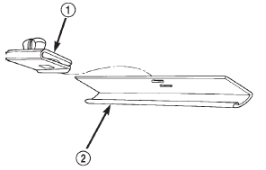 Fig. 86 Headliner Retainer Clip and Retainer Rail