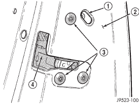 Door latch adjustment