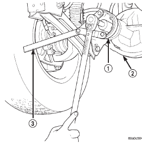 Fig. 63 Tightening Pinion Nut-Typical