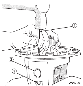 Fig. 67 Mate Shaft Roll Pin Removal