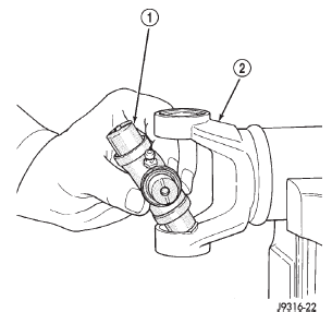 Install Cross In Yoke