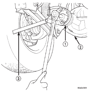 Fig. 14 Tightening Pinion Shaft Nut-Typical