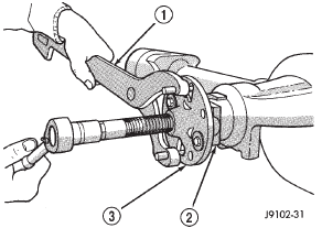 Fig. 15 Pinion Yoke Removal