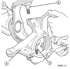 Fig. 25 Steering Knuckle Removal/Installation
