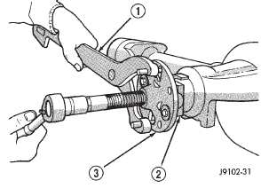 Fig. 38 Pinion Yoke Removal