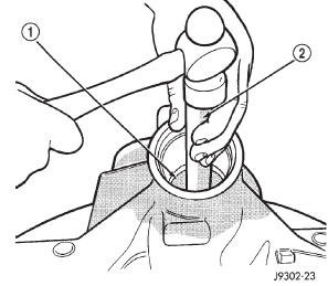 Fig. 41 Rear Bearing Cup Removal