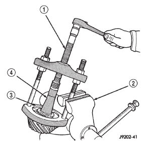 Fig. 42 Rear Bearing Removal