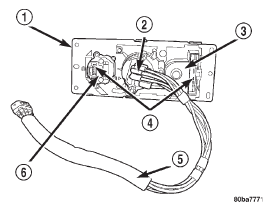 Fig. 38 Heater-A/C Control Connections