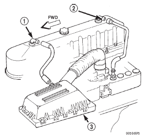 Fig. 5 CCV System-4.0L Engine-Typical