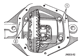 Fig. 29 Differential Bearing Cap Reference Let