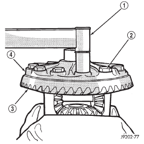 Fig. 33 Ring Gear Bolt Installation