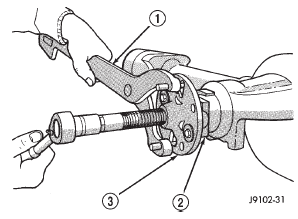 Fig. 34 Pinion Yoke Removal