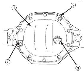 Fig. 2 Differential Cover 8 1/4 Inch Axle