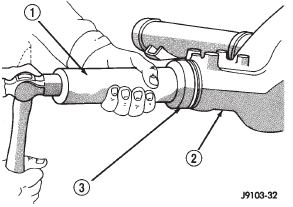 Fig. 14 8 1/4 Axle Pinion Seal Installation