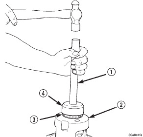 Fig. 21 Install Differential Side Bearings