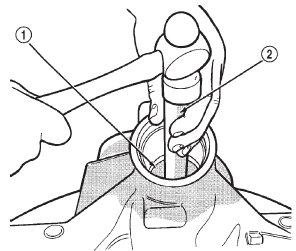 Fig. 27 Rear Bearing Cup Removal