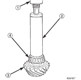 Fig. 33 Shaft Rear Bearing Installation