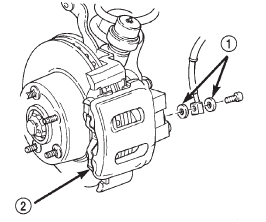 Fig. 25 Brake Hose And Bolt