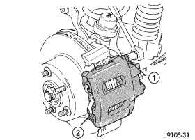 Fig. 26 Caliper Mounting Bolts