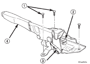 Fig. 39 Parking Brake Lever Assembly