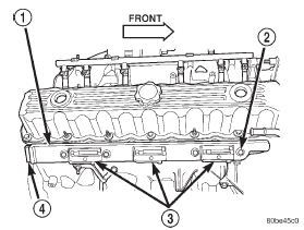 Fig. 22 Ignition Coil Rail Location-4.0L 6-Cylinder Engine
