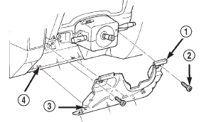 Fig. 5 Knee Blocker Remove/Install