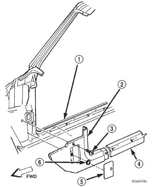 Fig. 9 Right Cowl Side Trim Remove/Install