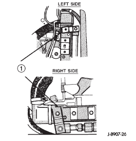Fig. 40 Condenser to Radiator Mounting Brackets-4.0L Engine