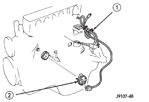 Fig. 45 Heater and Cord- 2.5L 4-Cylinder Engine