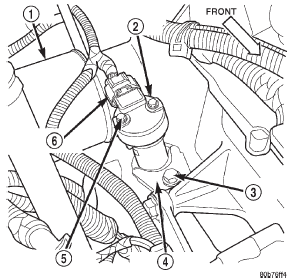 Fig. 7 CMP Location-4.0L Engine