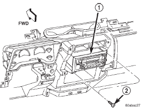 Fig. 3 Radio Remove/Install