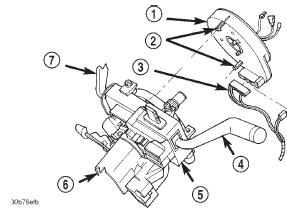 Fig. 14 Clockspring Remove/Install