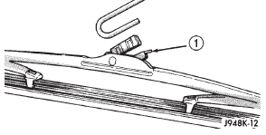 Fig. 4 Wiper Blade Remove/Install - Typical