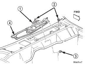 Fig. 10 Wiper Linkage Module Remove/Install