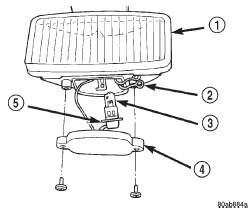 Fig. 2 Fog Lamp Components